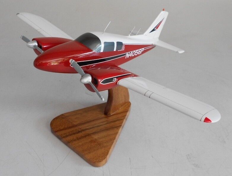 PA-23 Piper Aztec Private PA23 Light Aircraft Wood Model  