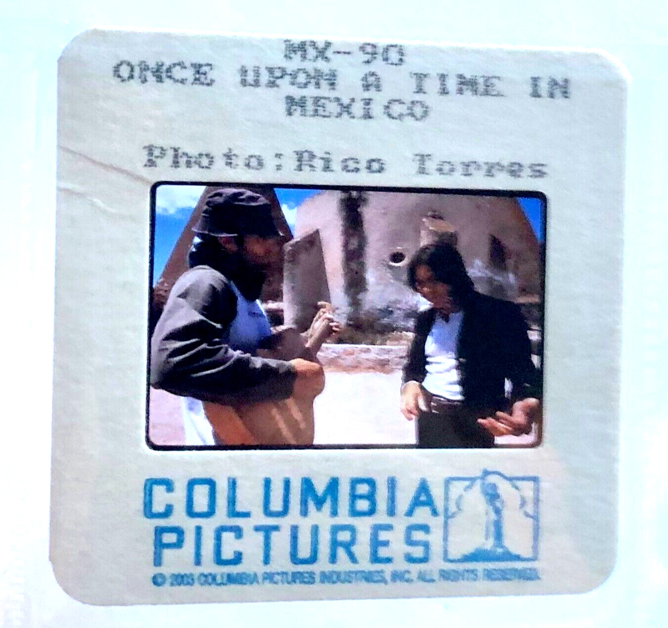 Original Once Upon A Time in Mexico Color Movie Slide Rodriguez Banderas 2003