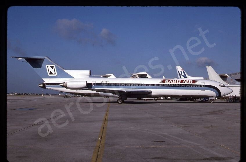 Kabo Air Boeing 727-200 5N-TTT Jan 95 Kodachrome Slide/Dia A15