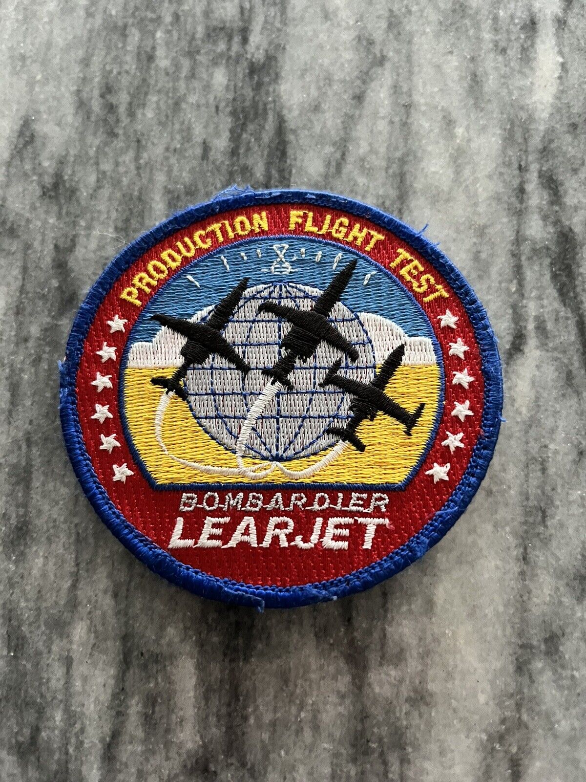 Bombardier Learjet Production Flight Test Patch - 