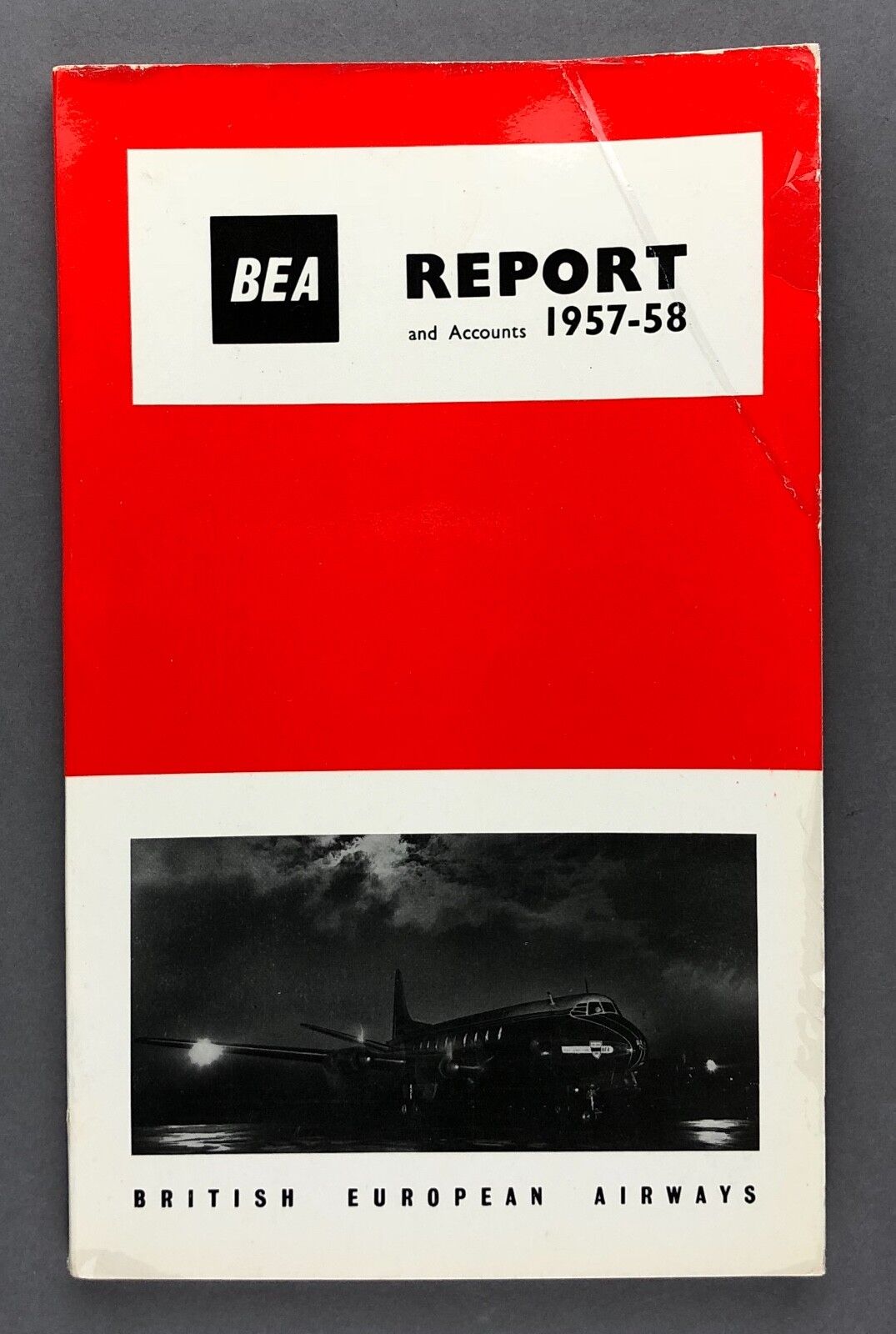 BEA 1957-58 ANNUAL REPORT COMET 4B VISCOUNT BRITISH EUROPEAN AIRWAYS B.E.A.