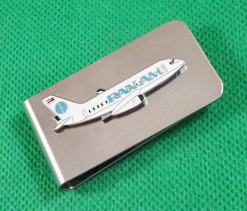 Pan Am Airlines Aircraft Money Clip