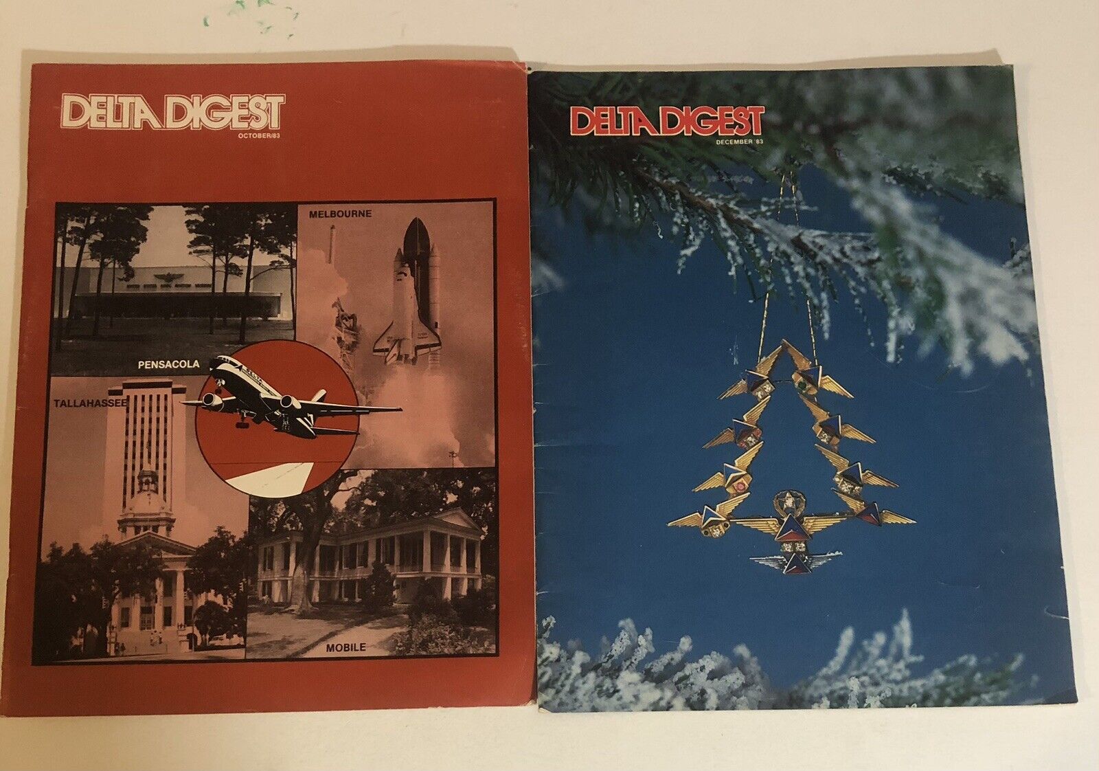 Vintage 1983 Delta Digest Lot Of 2 Magazines