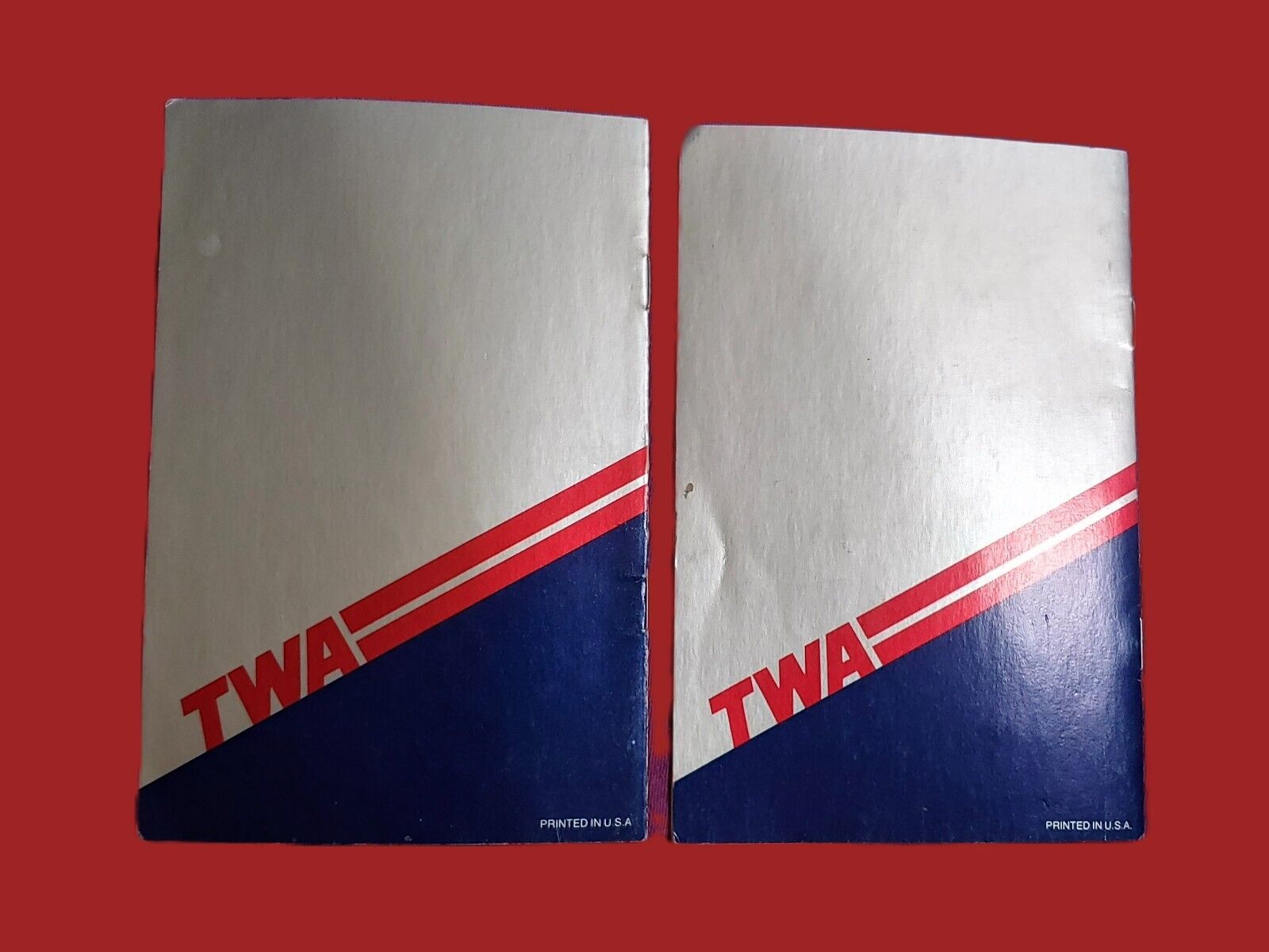 Trans World Airlines TWA In Flight Menu Drinks Cigarettes Cologne Airport 1970's