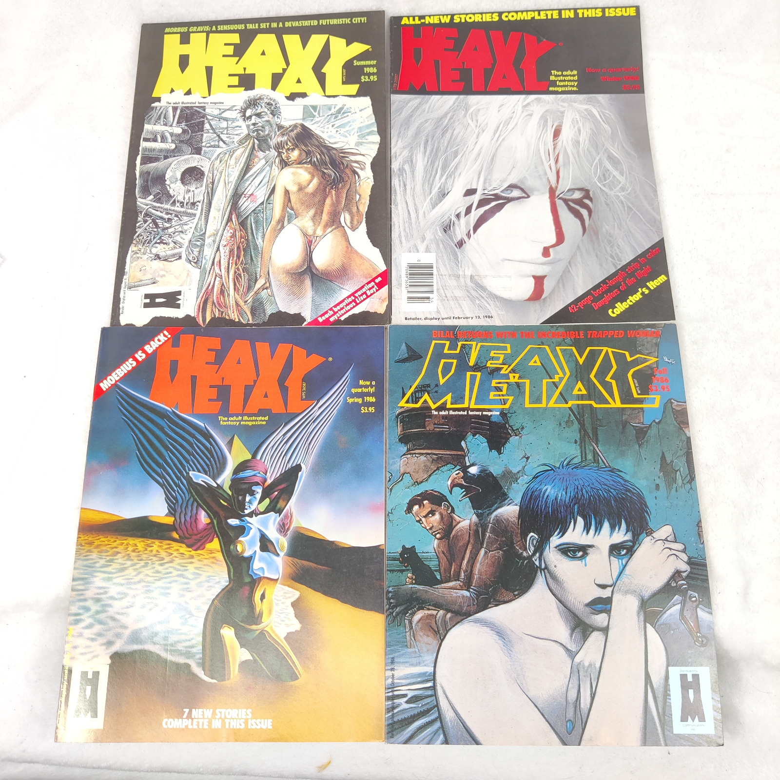 Heavy metal magazine 1986 complete set great condition Fast