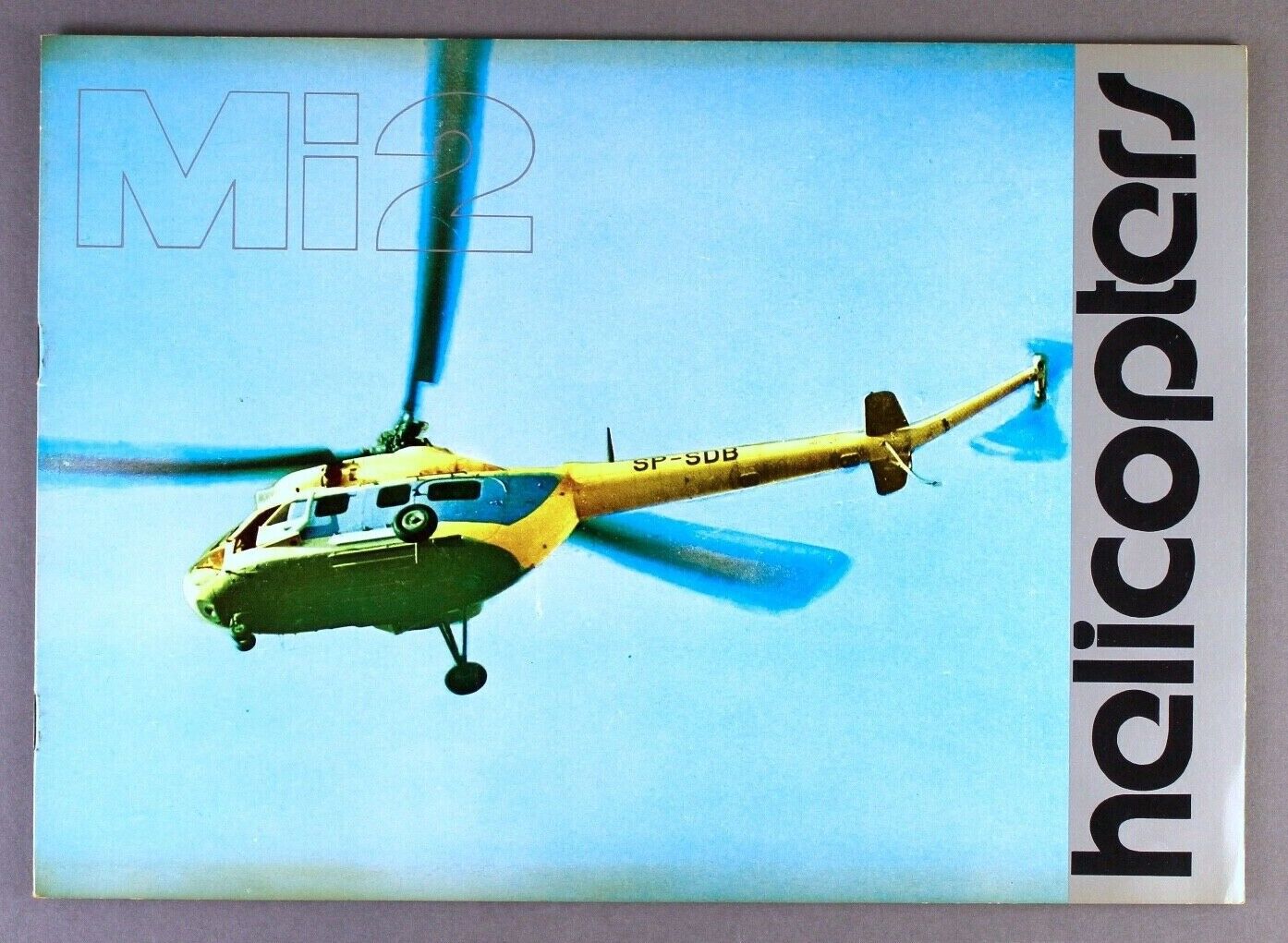 MIL MI-2 HELICOPTER PZL SWIDNIK VINTAGE MANUFACTURERS SALES BROCHURE POLAND 