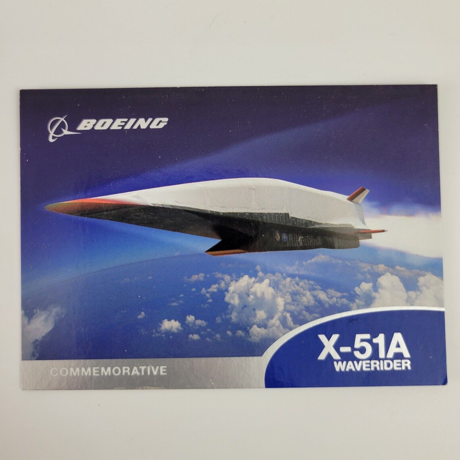 Boeing Trading Card - Waverider X-51A, Commemorative Card