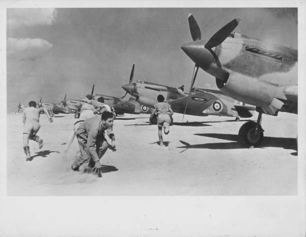 South African Air Force troops a fleet Piper PA 38 Tomahawk airpla Old Photo