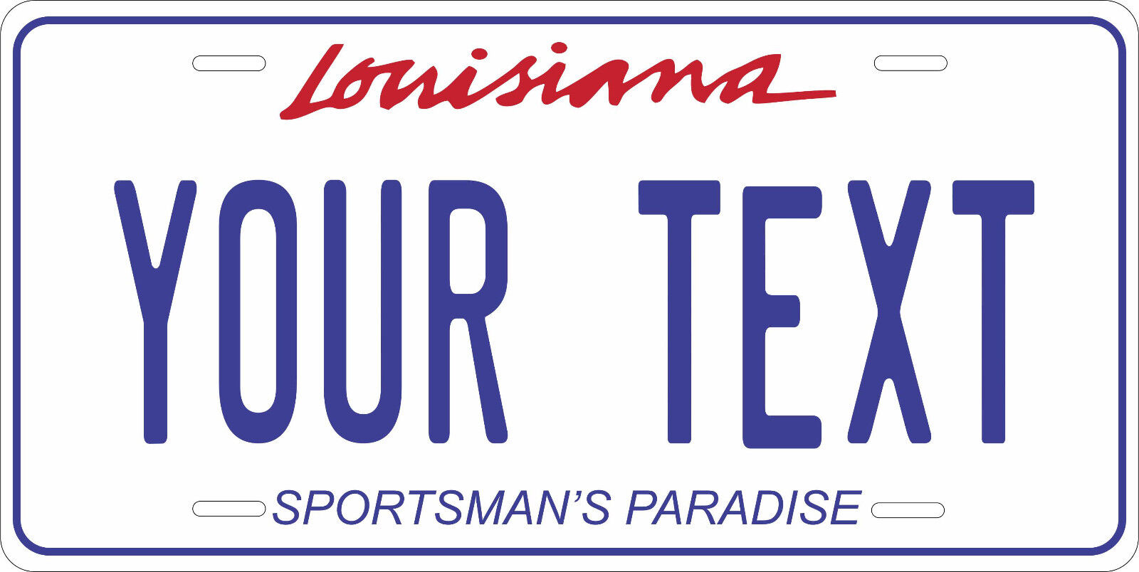 Louisiana 1993 License Plate Personalized Custom Car Bike Motorcycle Moped Tag