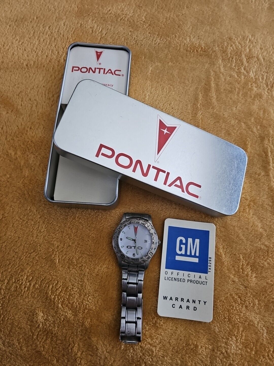 Pontiac GTO GM TX0298 231 Wrist Watch Official Licensed Product Vintage Untested