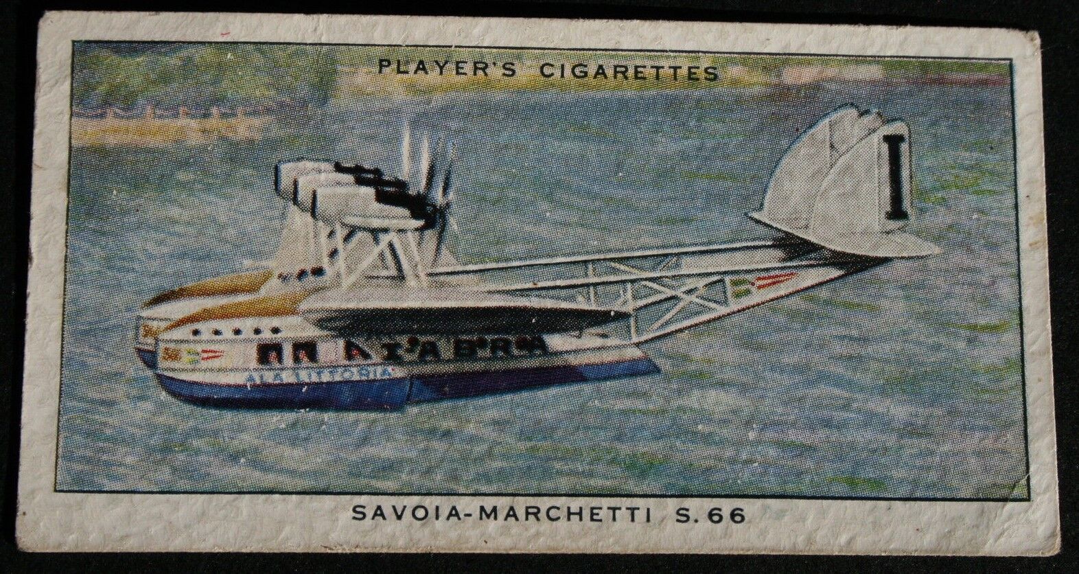 Savoia Marchetti S66  Italian Flying Boat    Vintage Card  JB09
