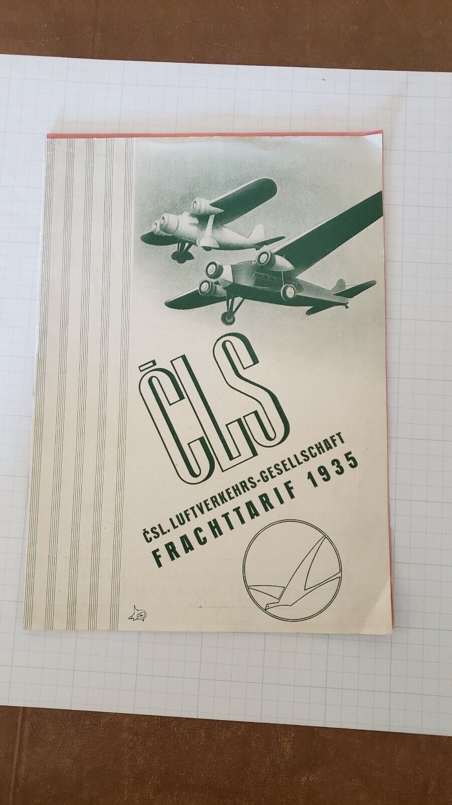1935 CLS Czechoslovakian Airlines Ceskoslovenska Letecka Spolecnost Brochure