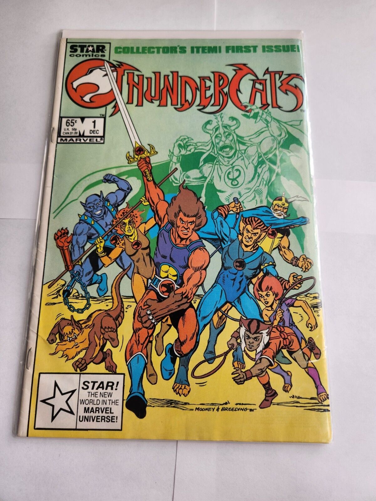 🔥🚨Vintage Comic Star Thundercats #1 1985 VG Marvel Mooney Liono Collectors