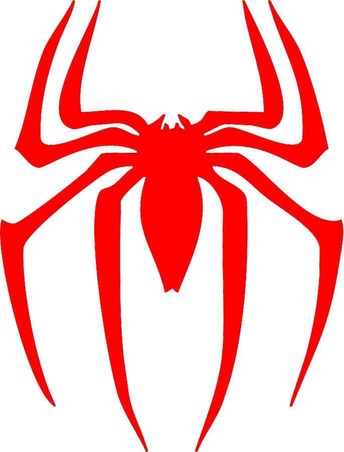 Spider-man Spider Emblem Die Cut Vinyl Decal Multiple Colors/Sizes S - X L