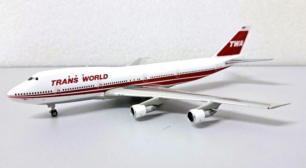 Phoenix 04568 TWA Trans World Airlines B747-100 N53110 Diecast 1/400 AV Model