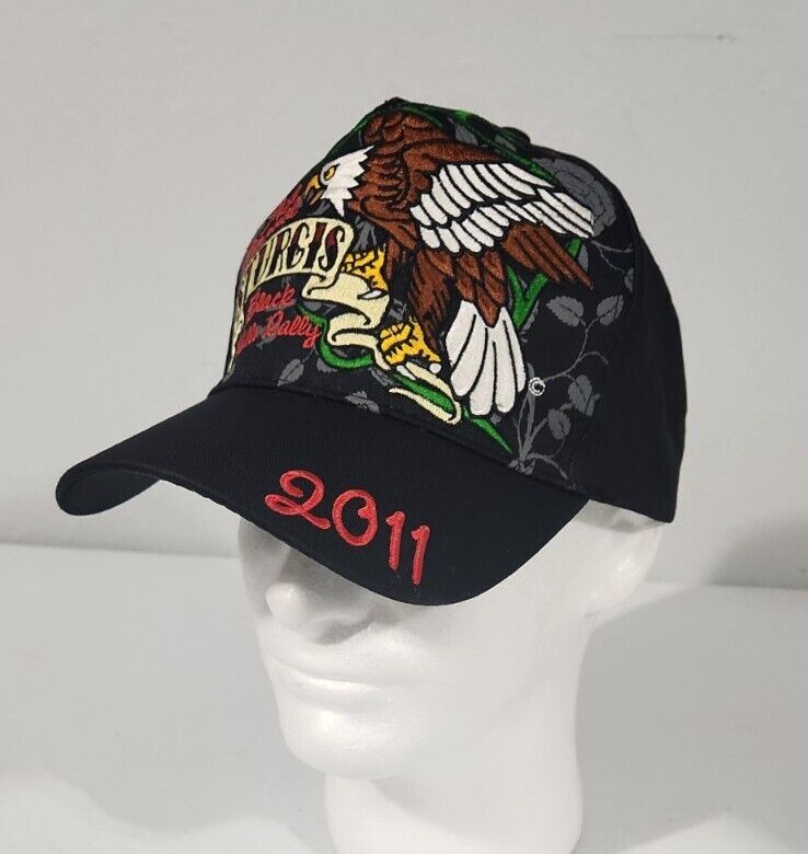 2011 Sturgis 71st annual hat Black Hills Rally Embroidered Eagle Cap