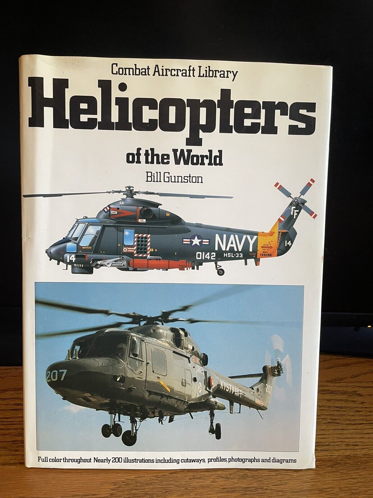 HELICOPTERS OF THE WORLD HARDBACK BOOK USED 80  PAGES 10x13