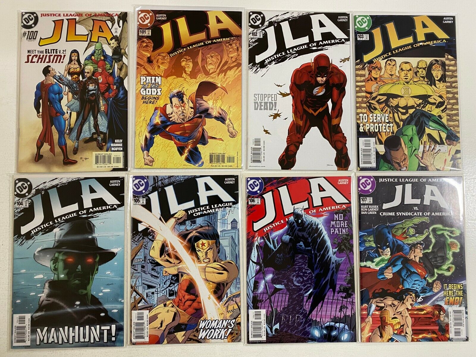 JLA lot 26 diff from:#100-125 8.0 VF (2004-06)