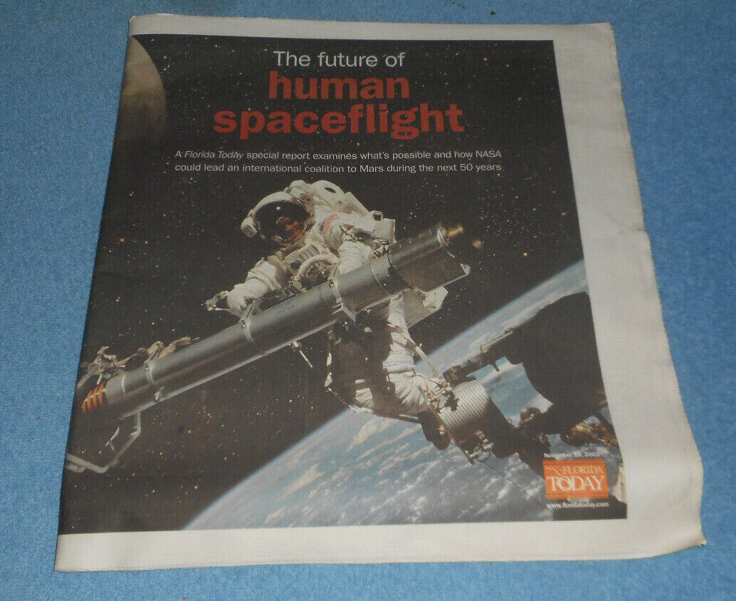 Florida Today Newspaper Special Nov 16 2003 Future of Human Spaceflight 50 Years