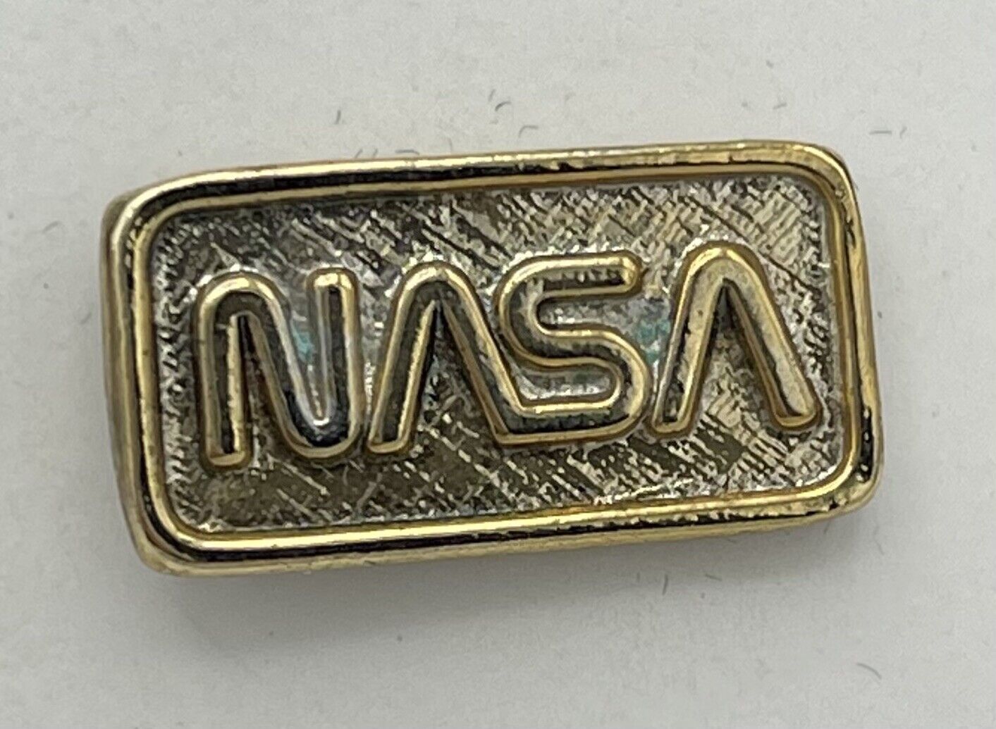 NASA Worm Logo US Space Lapel Pin Tie Tac MADE IN USA NEW