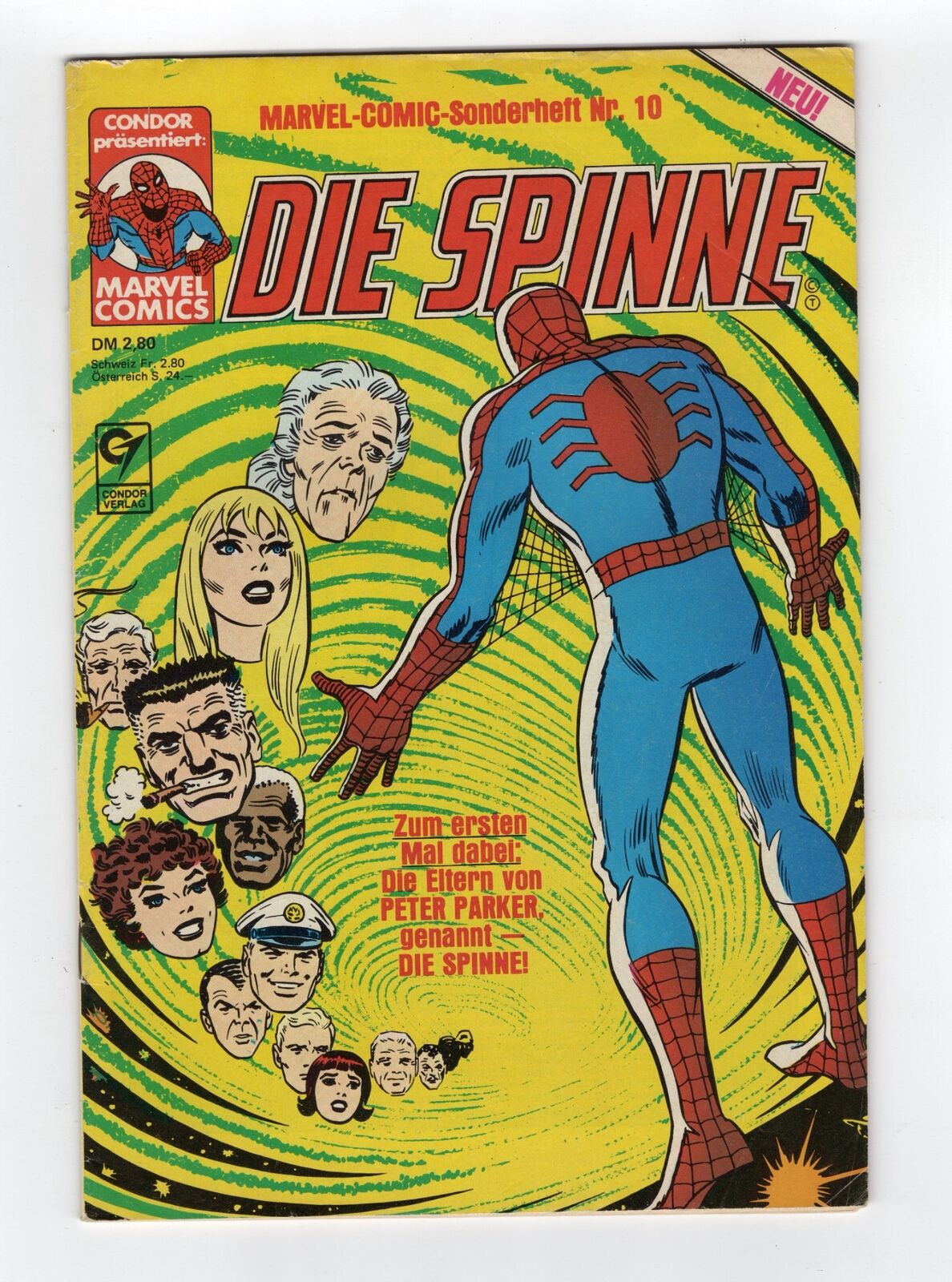 1968 MARVEL AMAZING SPIDER-MAN ANNUAL #5 1ST APP PETERS PARENTS KEY RARE GERMAN