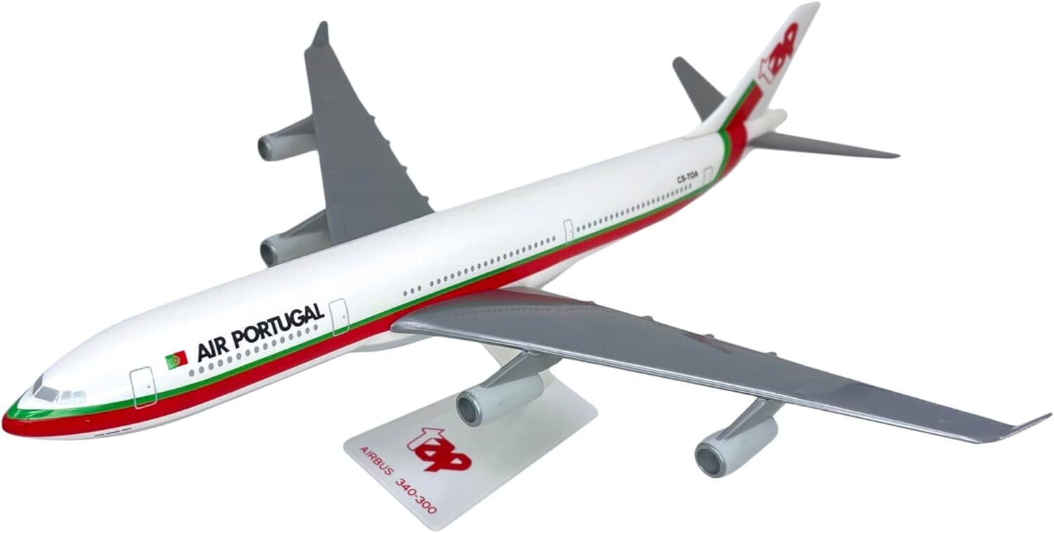 Flight Miniatures Tap Air Portugal Airbus A340-400 Desk Top 1/200 Model Airplane