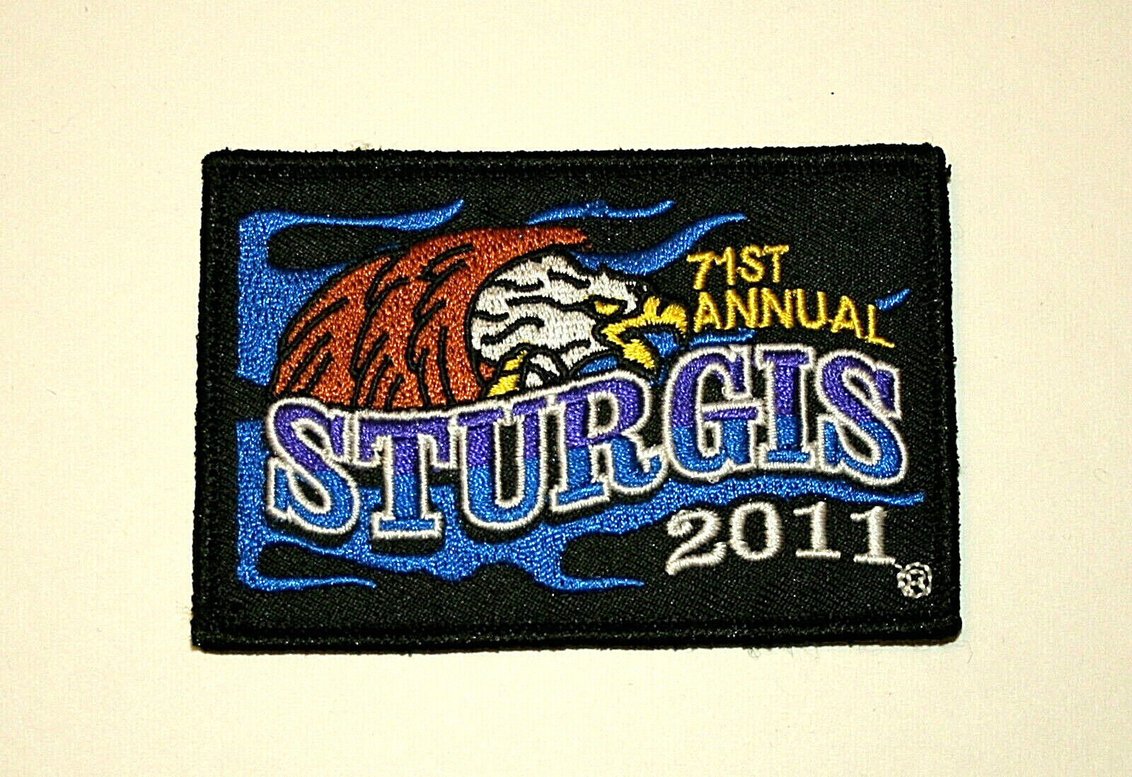 71st Annual Sturgis MotorCycle Meet Event 2011 Cloth Jacket Patch New NOS