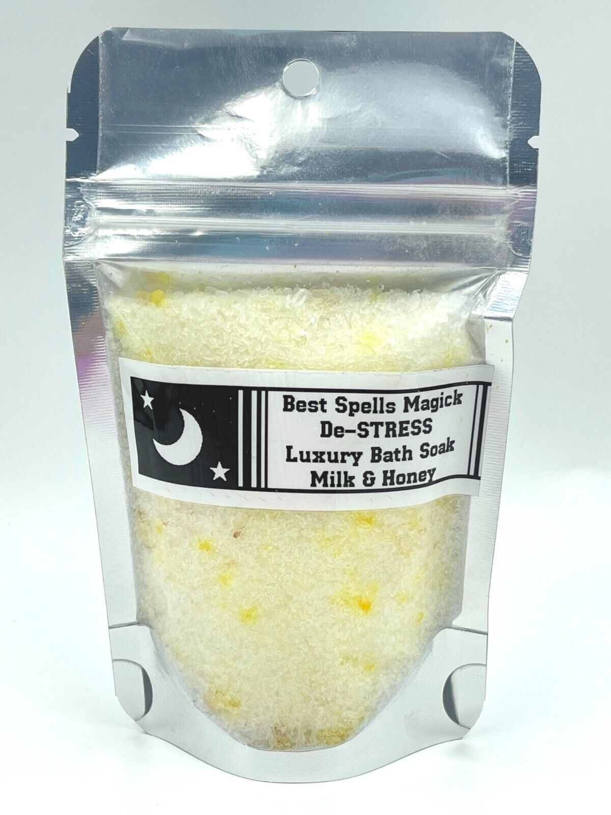 DE-STRESS Ritual Bath Salt/Goat Milk & Honey /Moon Magick/Organic/