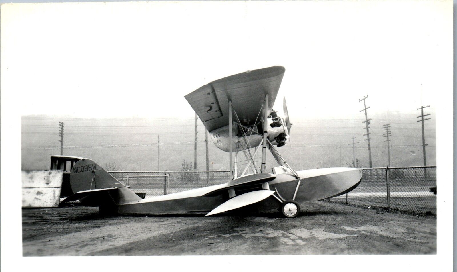 Savoia-Marchetti S.56 Flying Boat Biplane Photo (3 x 5)