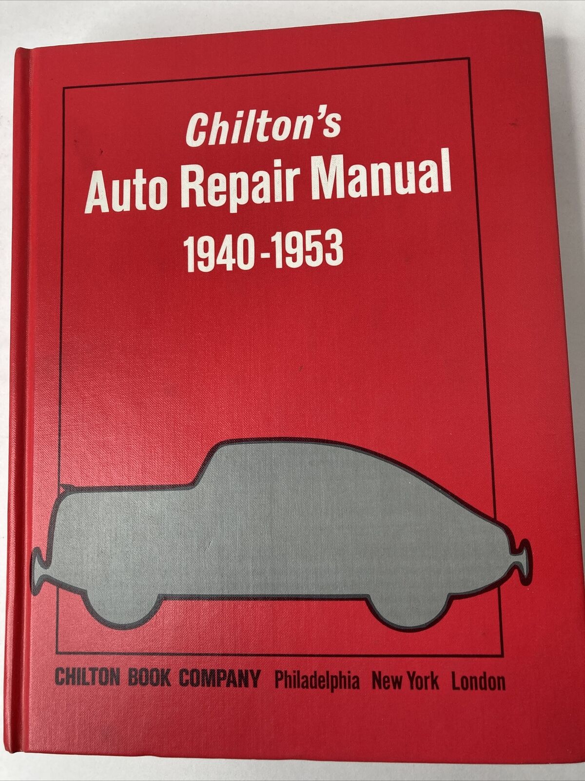 CHILTON'S 1940-1953 Auto Repair Manual HC Vintage NEAR MINT   #5631   