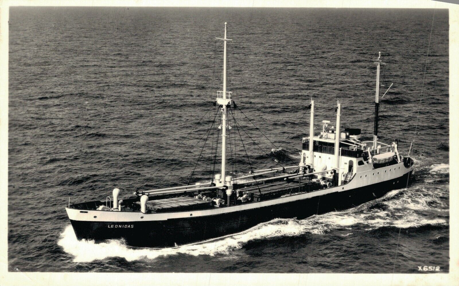 KNSM m.s. Aeneas Ship Vintage RPPC 07.47