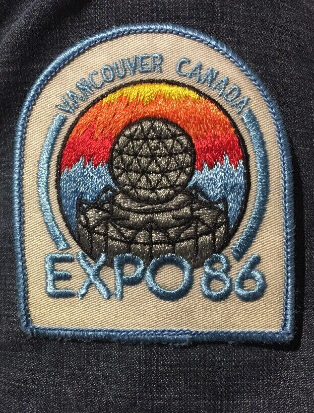 21014 Vintage 1986 EXPO PATCH Vancouver Canada - Transportation