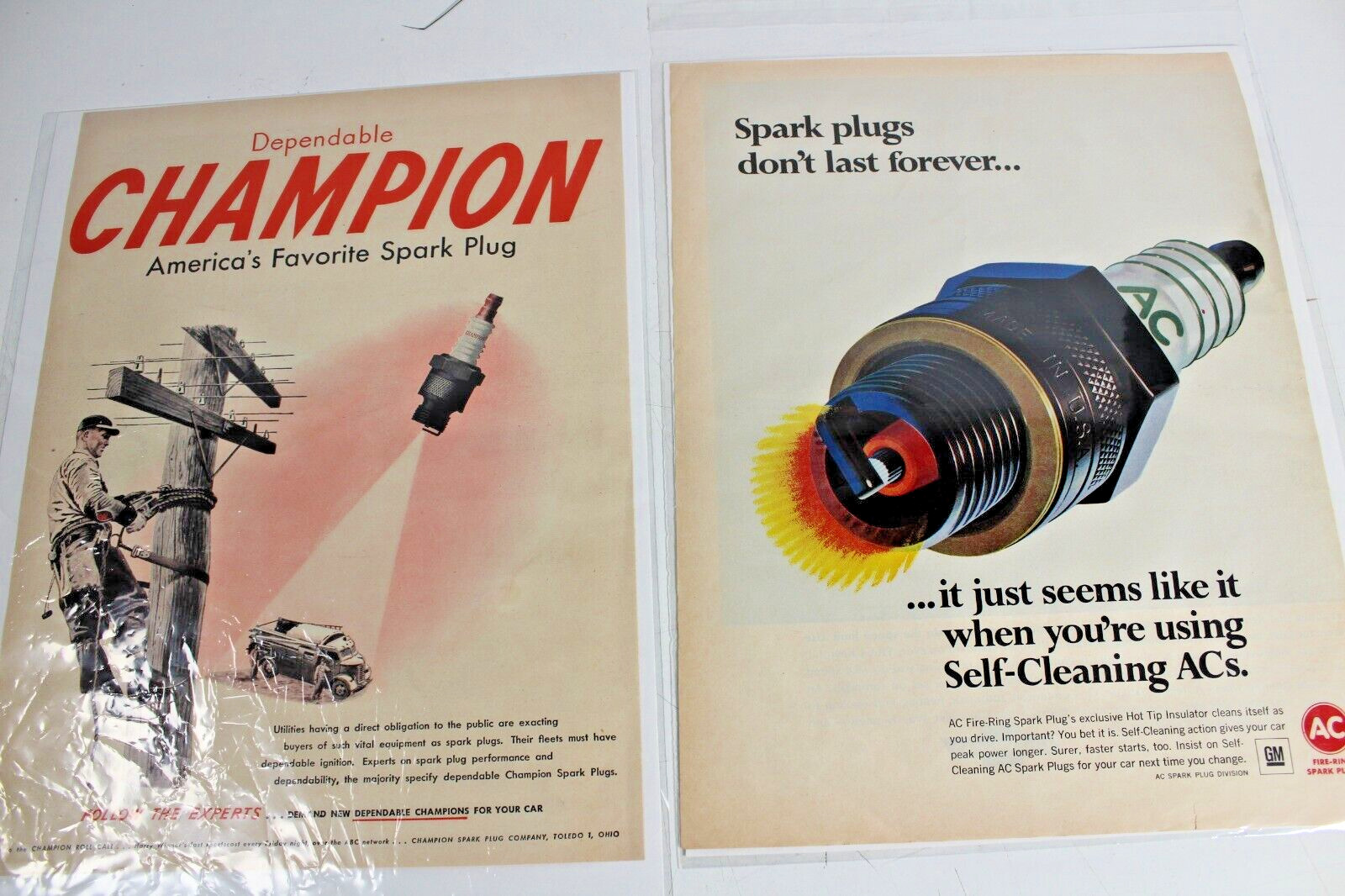 4 Vtg 1960s Automotive Advertisement Paper Print Ad 13\
