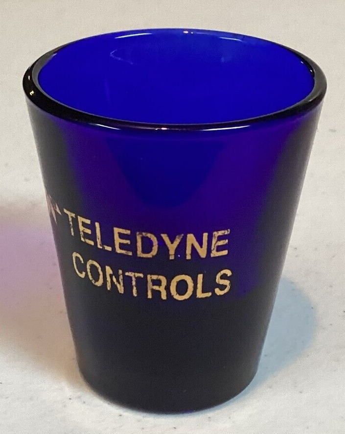 TELEDYNE CONTROLS  Gold Letters on  Blue  glass Box 27-2 ANT 905