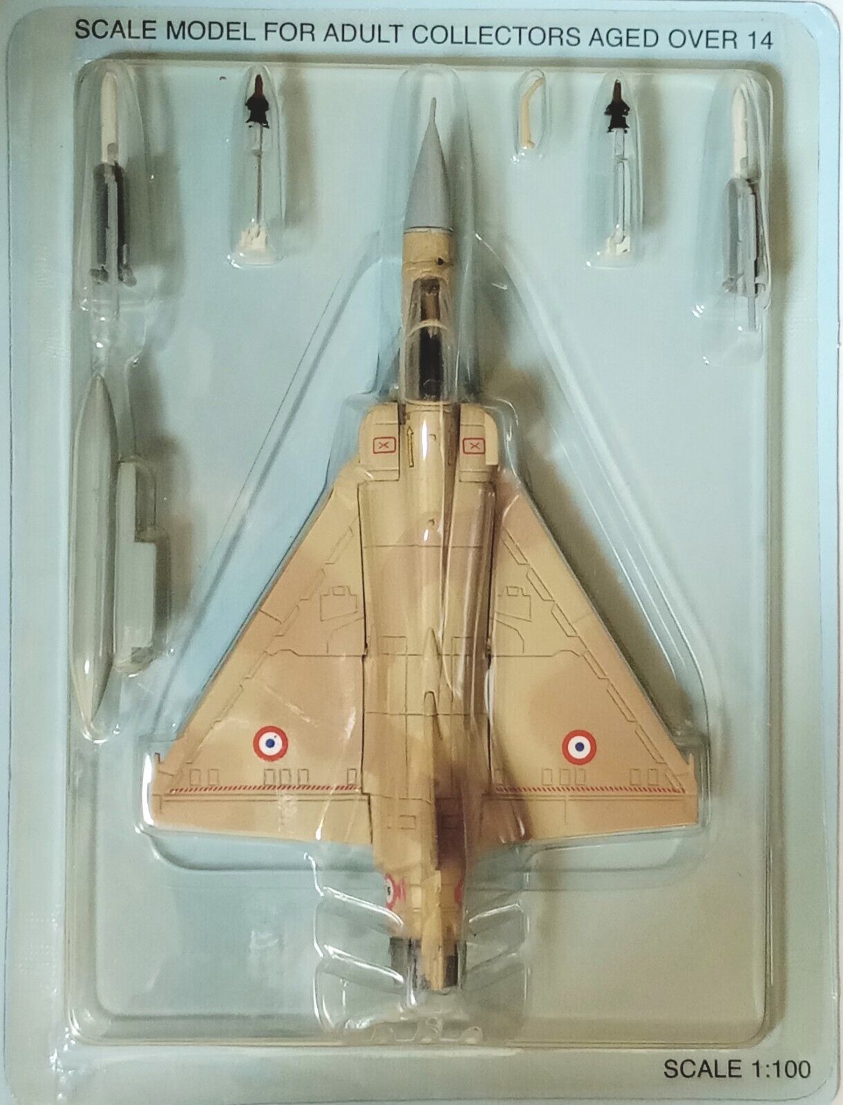 DeAgostini 1/100 Air Combat Collection. France Dassault Mirage 2000 (#22)