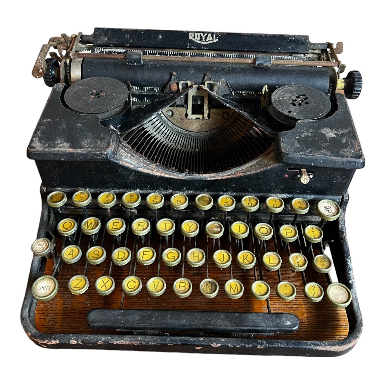 1929 Model Royal Typewriter Antique, Vintage, Made In USA No Case