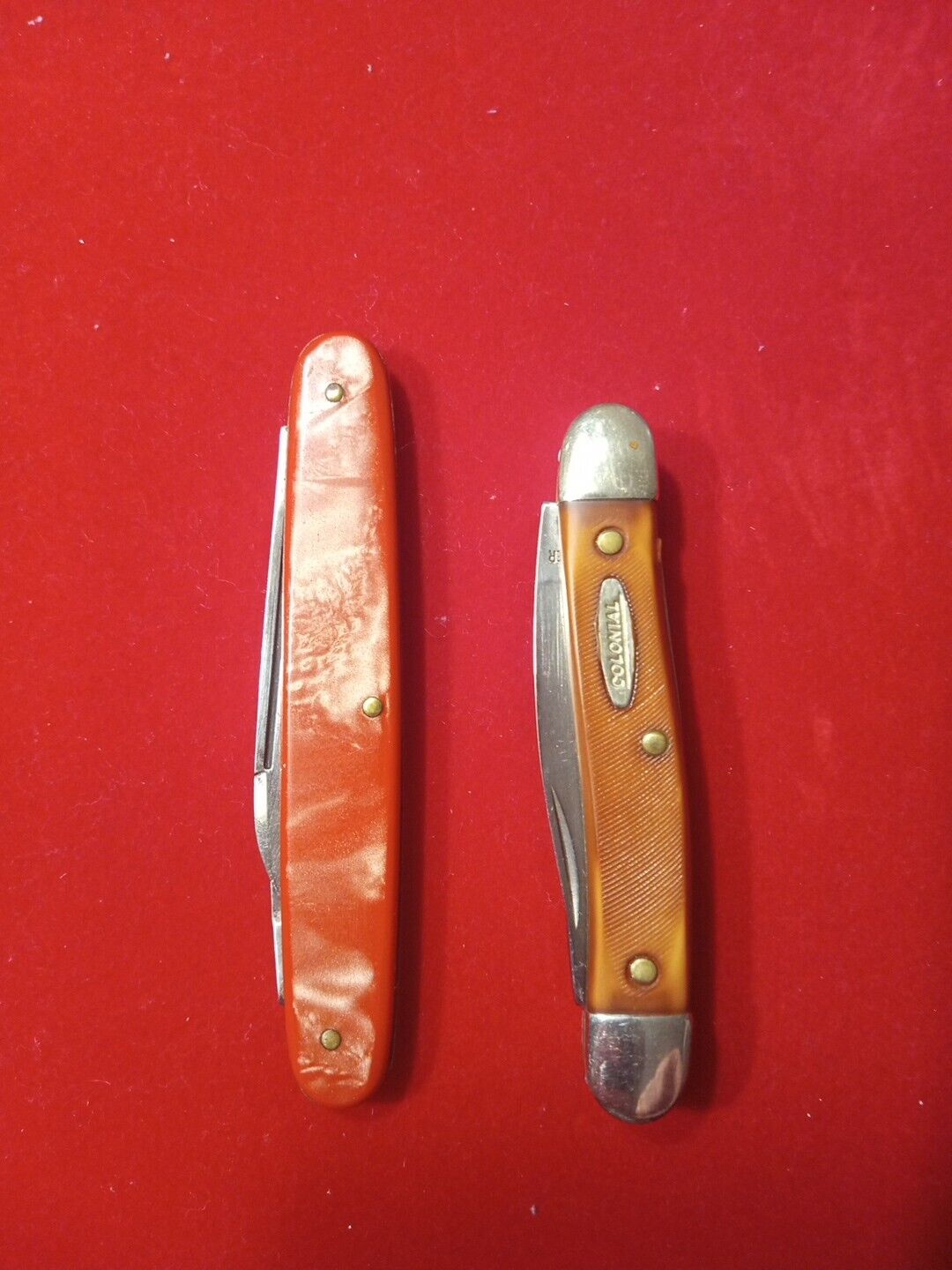 Vintage Pocket Knife Lot Colonial Old Cutler, Cornwall Knife Co New York NICE...