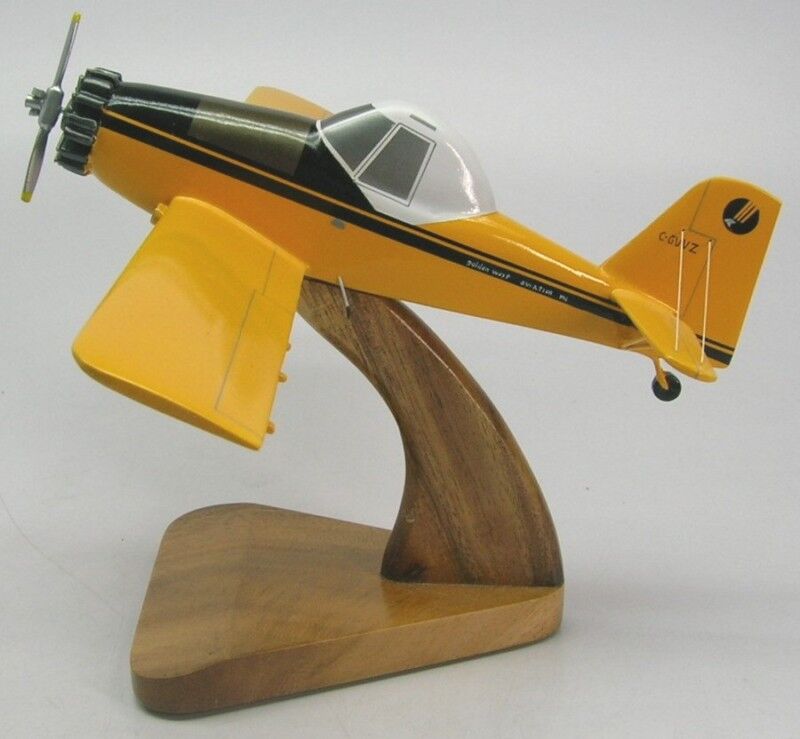 Ayres Thrush Snow S-2 Airplane Desktop Mahogany Kiln Dry Wood Model Regular New