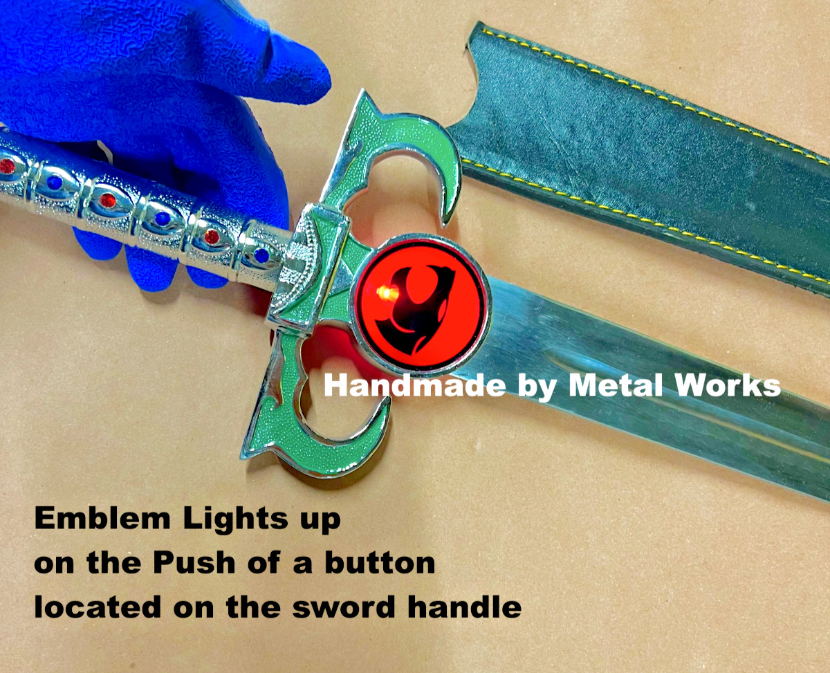Thundercat Liono Sword Cosplay Replica Propsword, Green Handle Thundercat Sword