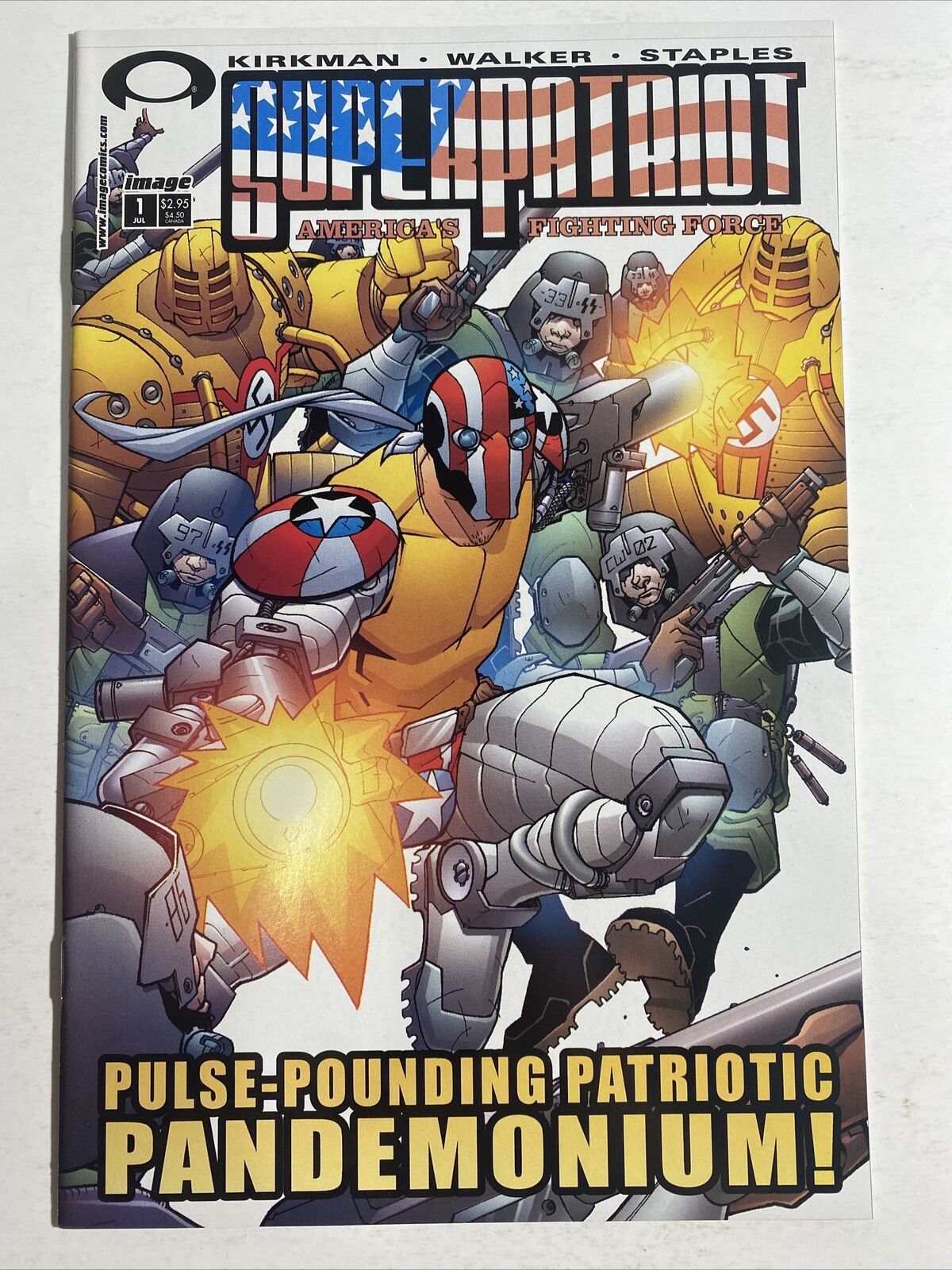 SuperPatriot: America\'s Fighting Force 1 Image Robert Kirkman Walker Invincible