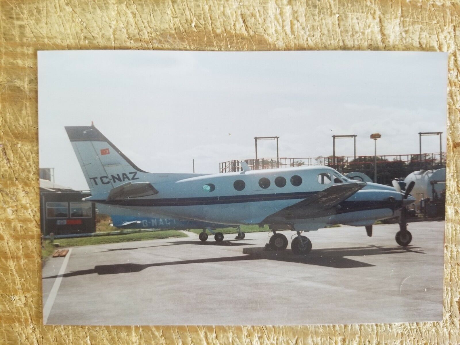 TC-NAZ BEECH C90 AT PLYMOUTH \'94.AIRCRAFT REAL PHOTO*P21