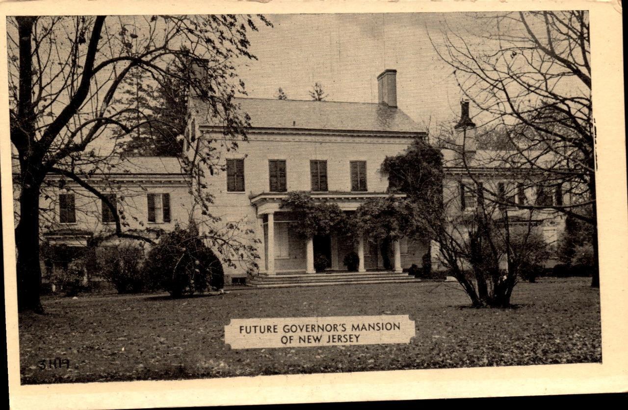 1946 Future Governor\'s Mansion  Of New Jersey NJ REAL PICTURE POSTCARD BK55