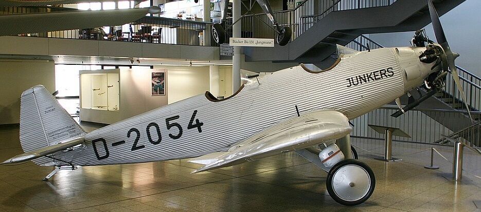 A-50 Junior Junkers Germany A50 Airplane Wood Model Replica Small 