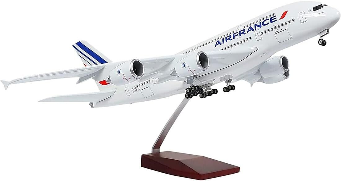ANDSYYDS 1:160 Scale Large Model Airplane Airbus A380 Air France Plane Model ...