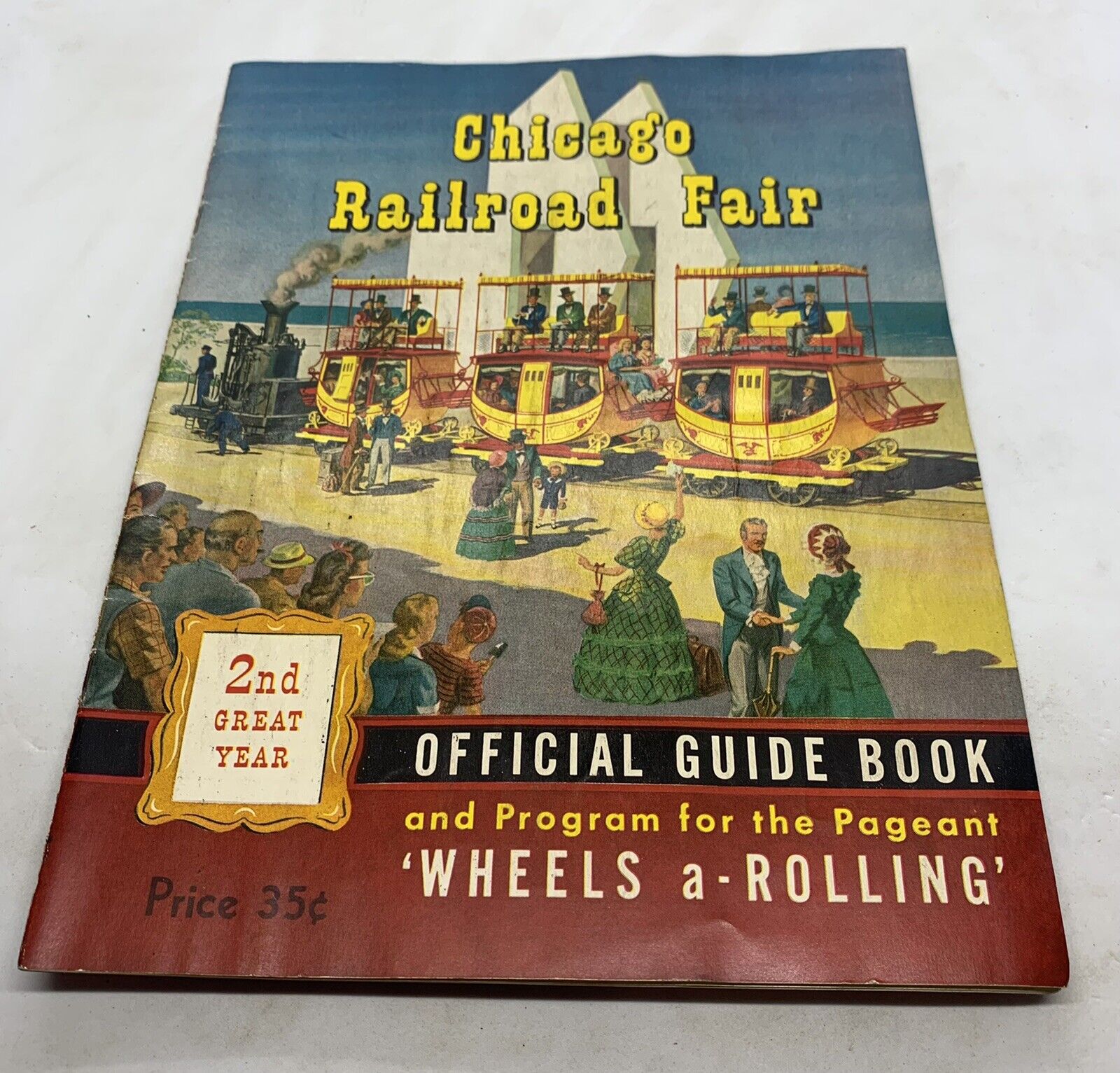 Vintage 1949 Chicago Railroad Fair Official Guide Book - In Great Shape