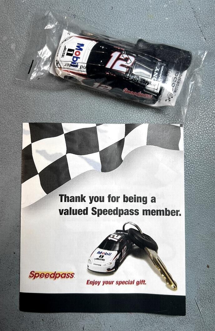RARE VINTAGE MOBIL 1 SPEEDPASS COVER #12 RYAN NEWMAN / NASCAR (2005) UNOPENED *