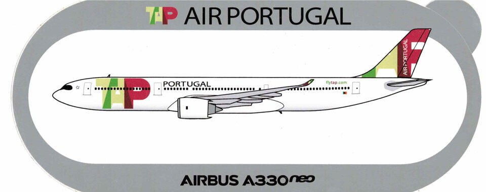 Official Airbus Industrie Air Portugal A330neo in New Color Sticker