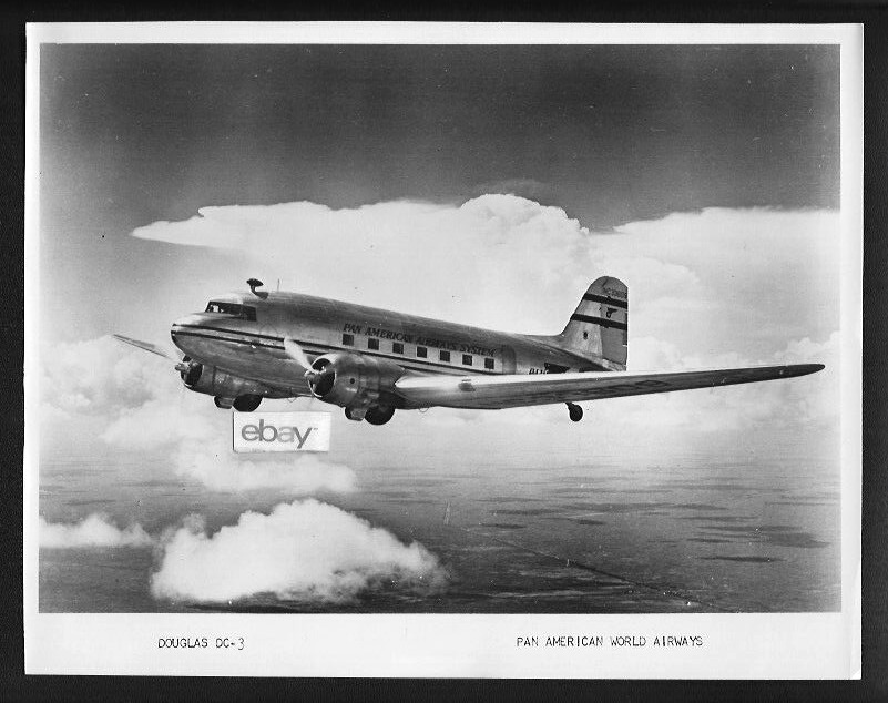 PAN AMERICAN WORLD AIRWAYS DOUGLAS DC-3 PHOTO 10\