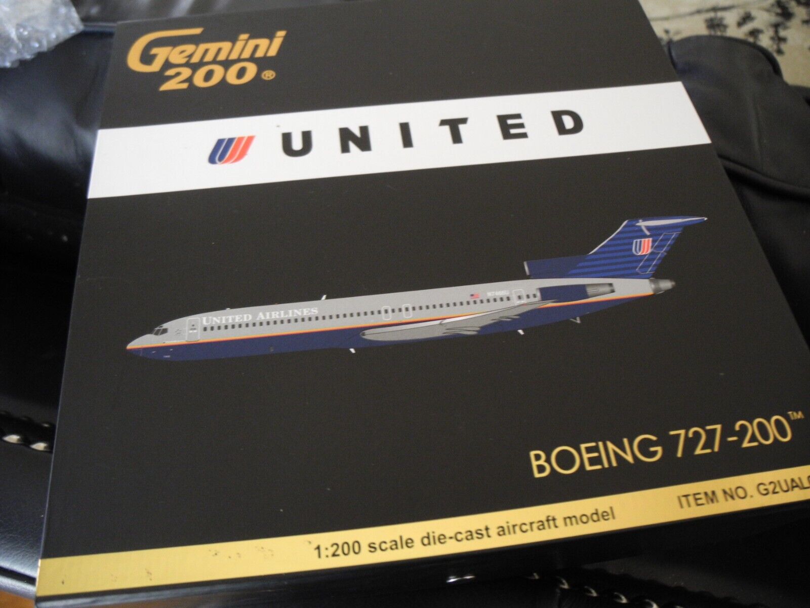 Extremely RARE GEMINI Jets Boeing 727-200 UNITED, 1:200, 1st Version, Limited