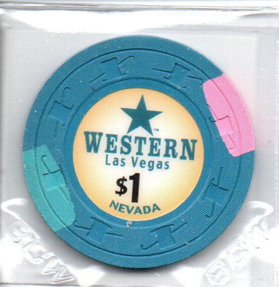 Western Casino 1 Dollar Gaming Chip as Pictured